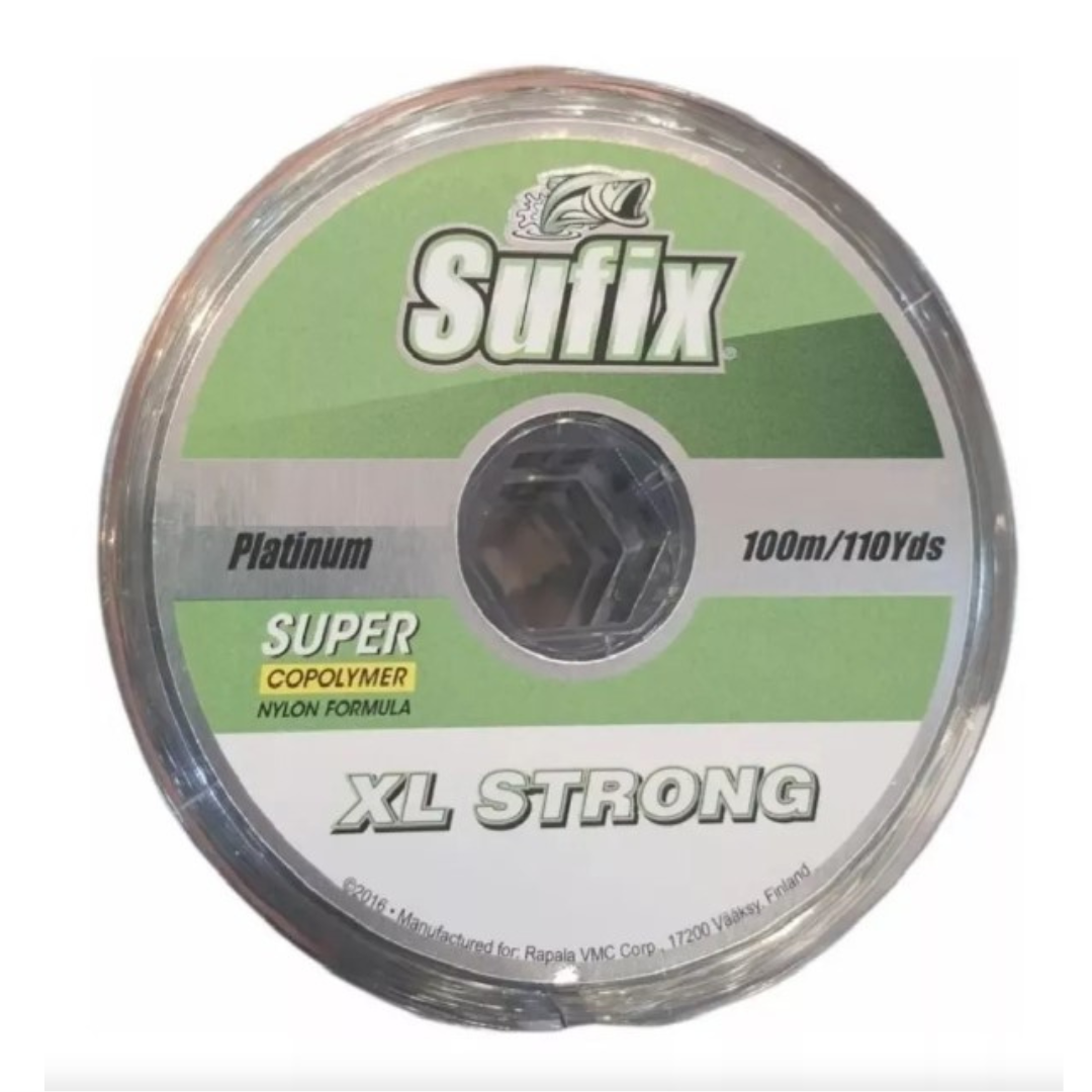 PIOLA SUFIX XL STRONG 0.40 X 100 MTS. PLATA
