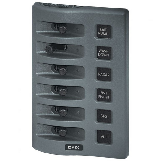 PANEL DE SWITCH 6 POSICIONES BLUE SEA #4376