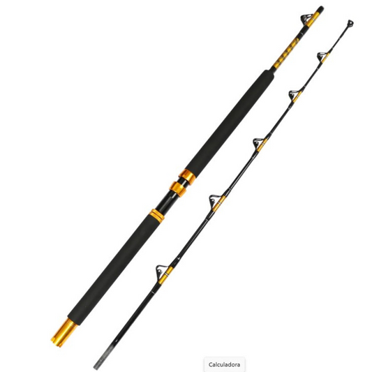 CAÑA DE PESCAR FIBLINK TROLLING HUNTER 602 80-120 LBS.