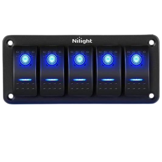 PANEL DE SWITCH 5 POSICIONES NILIGHT #90110E