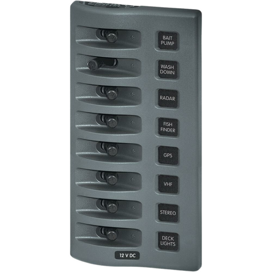 PANEL DE SWITCH 8 POSICIONES BLUE SEA #4378