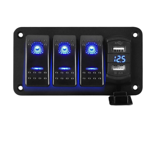 PANEL DE SWITCH 3 POSICIONES NILIGHT C/1 USV #90143D