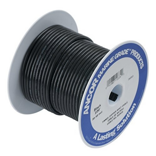 CABLE ELECT. ANCOR #10 NEGRO 108025 (PIE) 250'