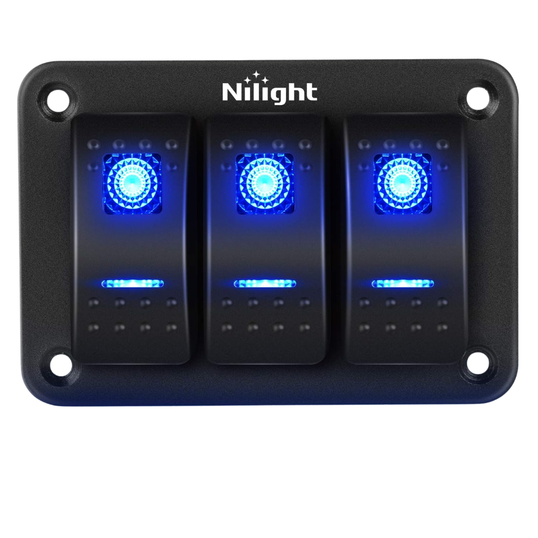 PANEL DE SWITCH 3 POSICIONES NILIGHT #90117C